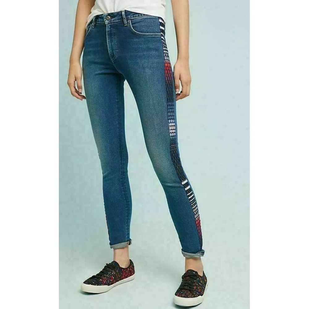Levis Made Crafted Womens Hi Rise Skinny French Handloomed Jeans NEW Size 26‎